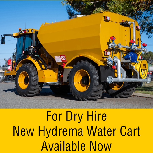 New Hydrema Water Cart – Dry Hire WA