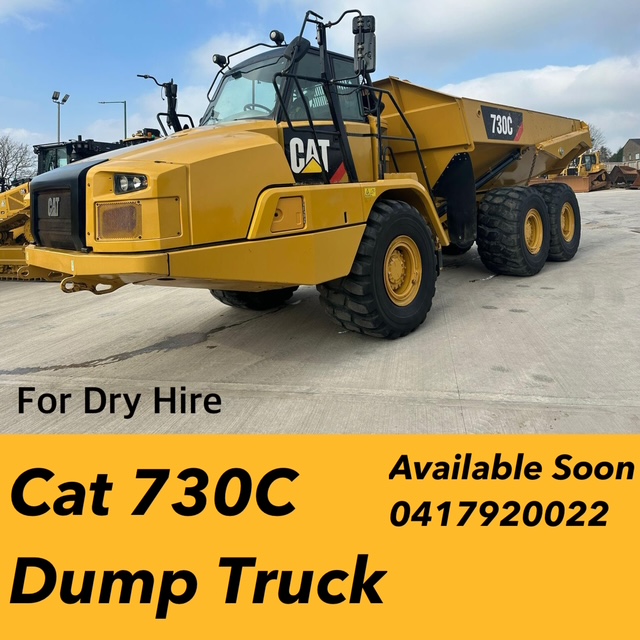 CAT 730C Dump Truck – Dry Hire Perth
